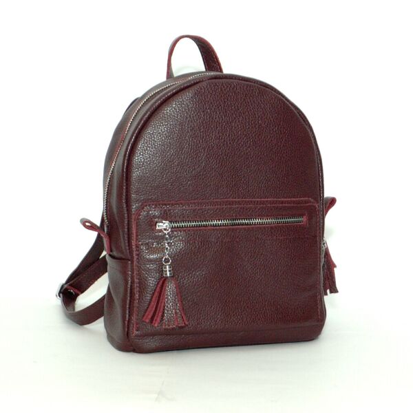

Женский кожаный рюкзак Black Owl 29х8,5х23 см Виноградный