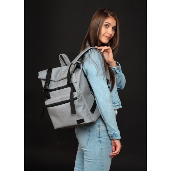 

Женский рюкзак ролл Sambag 43х31х14 см Серый