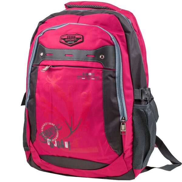 

Женский городской рюкзак (3DETBU202007-13) Valiria Fashion 32х47х18 см Малиновый