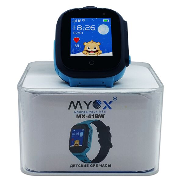 

Детские водонепроницаемые GPS часы Myox 4,7х3,9х1,5 см Синий