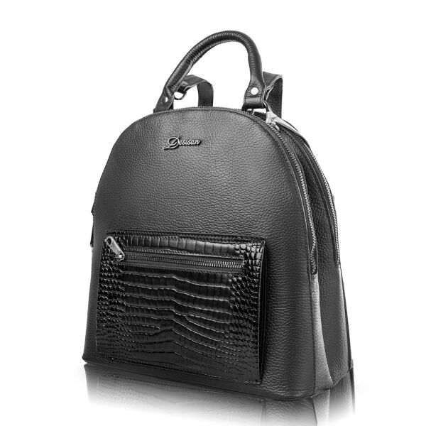 

Женский кожаный рюкзак (SHI6001-011) Desisan 28х29х14,5 см Черный