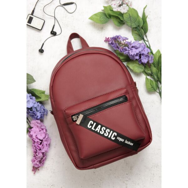 

Женский рюкзак Sambag 31х12х22 см Бордовый