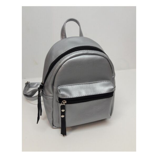 

Женский рюкзак Sambag 25х10х20 см Серебряный