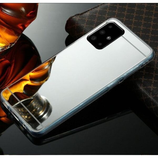 

Чехол Fiji Mirror для Samsung Galaxy A71 (A715) силикон зеркальный бампер металлик