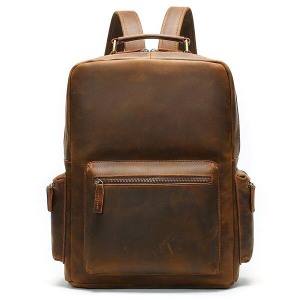 

Кожаный рюкзак Vintage 30х40х8,5 см Коричневый