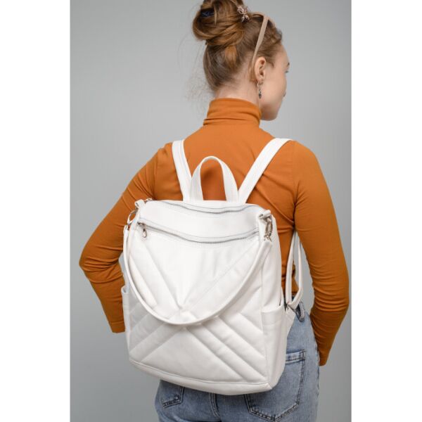 

Женский рюкзак Sambag 34х15х31 см Белый