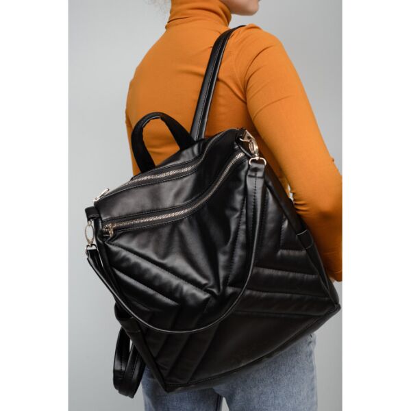 

Женский рюкзак Sambag 34х15х31 см Черный