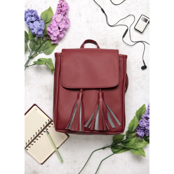 

Женский рюкзак Sambag 25х10х20 см Бордовый