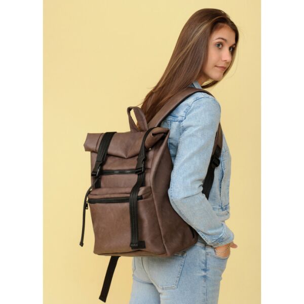 

Женский рюкзак ролл Sambag 43х31х14 см Коричневый