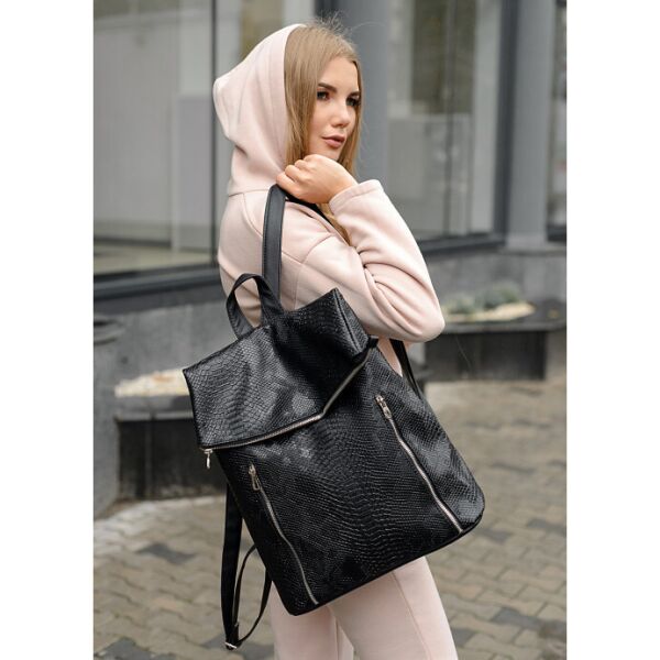 

Женский рюкзак Sambag 37х14х31 см Черный