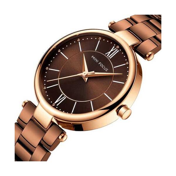 

Женские наручные часы (MF0189L.01 Brown-Cuprum) Mini Focus 35 мм Коричневый