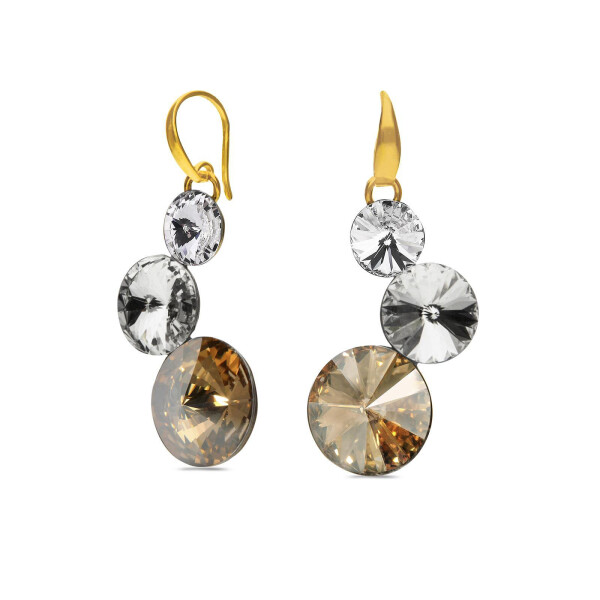 

Серьги с кристаллами Swarovski в позолоте (1639972)
