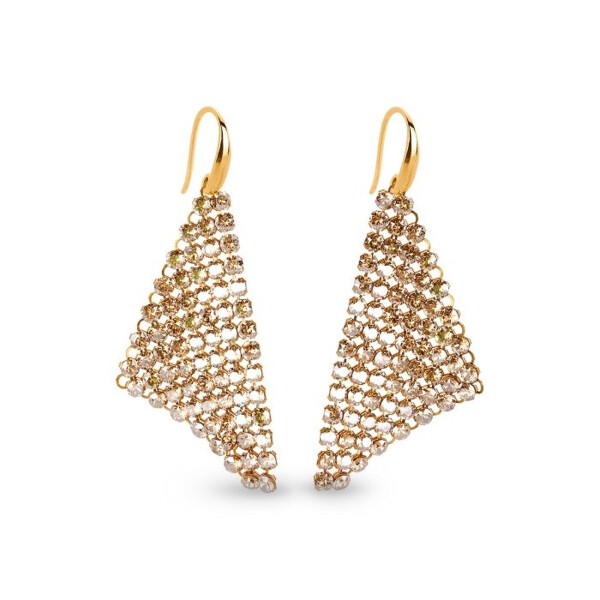 

Серьги с кристаллами Swarovski в позолоте (1661059)