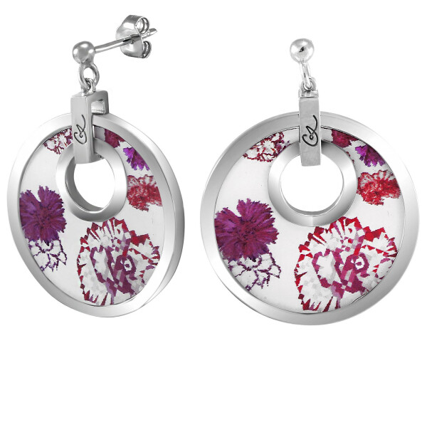 

Женские серьги с эмалью (700074)