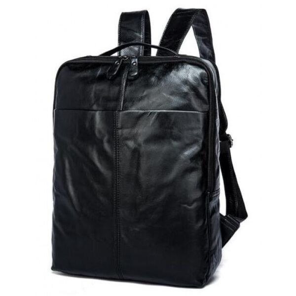 

Мужской кожаный рюкзак TIDING BAG 29х38х11,5 см Черный