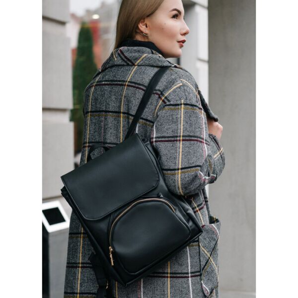 

Женский рюкзак Sambag 30х12х25 см Черный