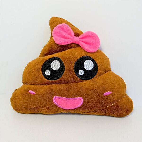 

Мягкая игрушка Weber Toys Смайлик emoji Мисс какашка 16см