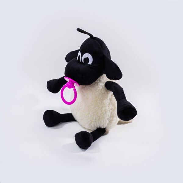 

Мягкая игрушка Weber Toys Барашек Тимми (Барашек Шон) 36см с соской (розовая)