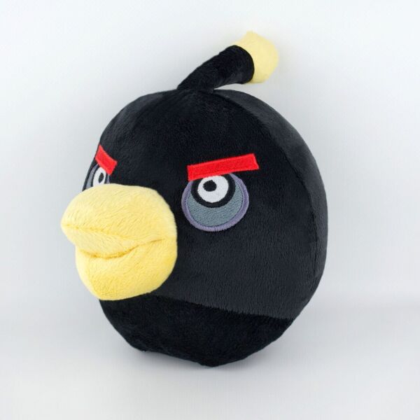 

Мягкая игрушка Weber Toys Птица Бомб (Angry Birds) 28см