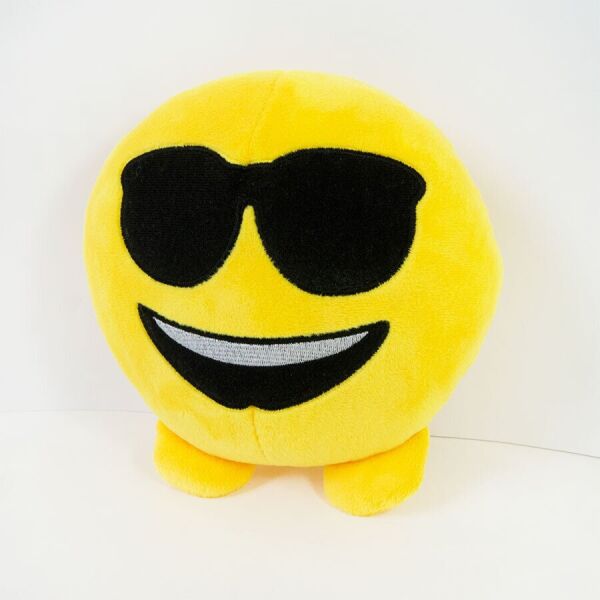 

Мягкая игрушка Weber Toys Смайлик emoji Крутышка 18см
