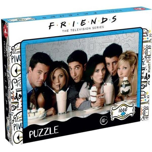 

Настольная игра Winning Moves Пазл Друзья Friends Milkshake 1000 Piece Jigsaw Puzzle (WM00377-ML1-6)