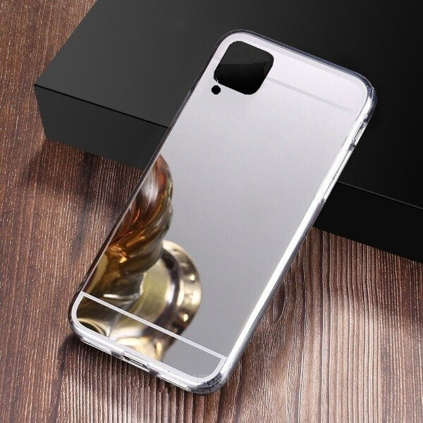 

Чехол Fiji Mirror для Huawei P40 Lite силикон зеркальный бампер металлик