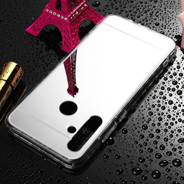 

Чехол Fiji Mirror для Realme 5i силикон зеркальный бампер металлик