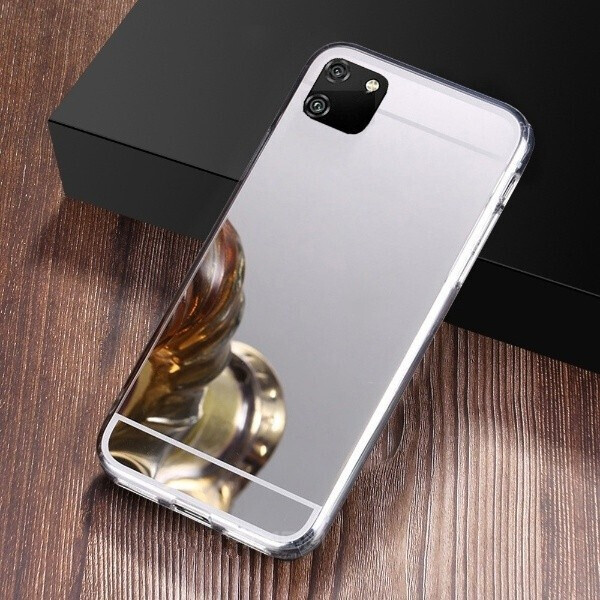 

Чехол Fiji Mirror для Huawei Y5p силикон зеркальный бампер металлик