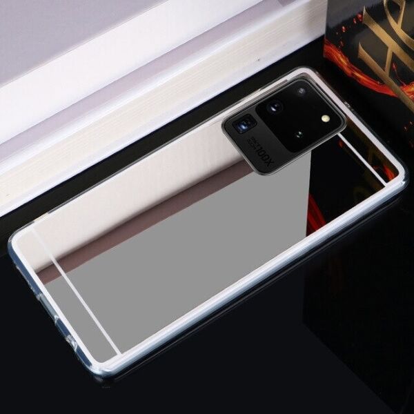 

Чехол Fiji Mirror для Samsung Galaxy S20 Ultra (G988) силикон зеркальный бампер металлик