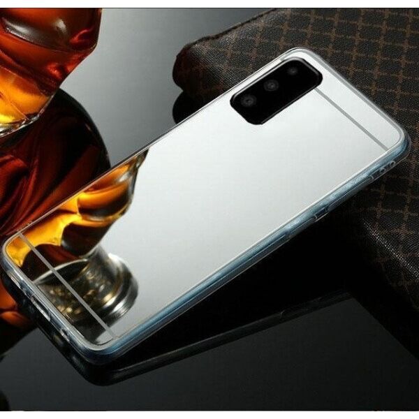 

Чехол Fiji Mirror для Vivo Y12s силикон зеркальный бампер металлик