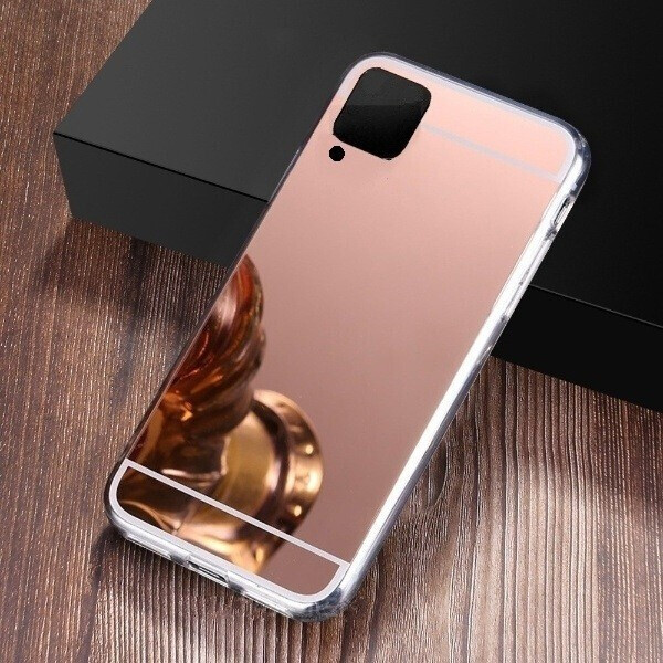 

Чехол Fiji Mirror для Huawei P40 Lite силикон зеркальный бампер розовое золото