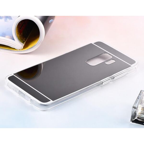 

Чехол LUX для Samsung S9 Plus / G965 силикон зеркальный темный металлик