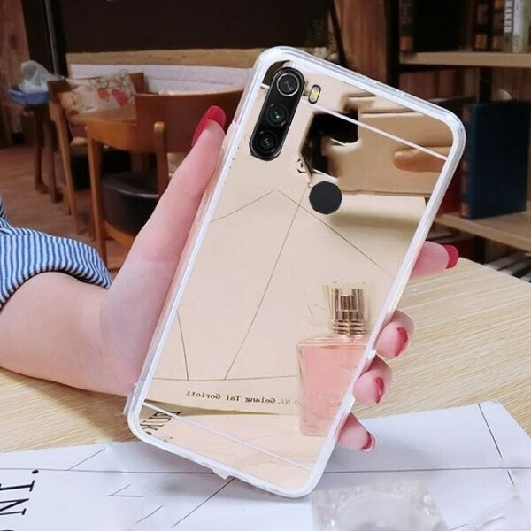 

Чехол Fiji Mirror для Samsung Galaxy A11 (A115) силикон зеркальный бампер золотой