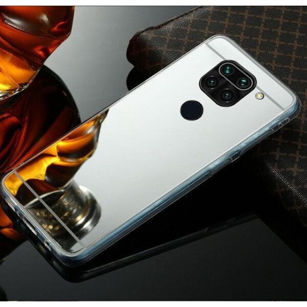 

Чехол Fiji Mirror для Xiaomi Redmi 10X 4G силикон зеркальный бампер металлик