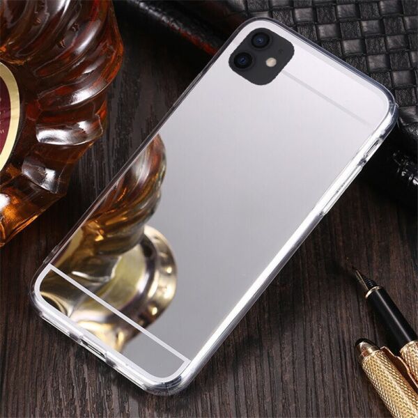 

Чехол Fiji Mirror для Apple Iphone 11 силикон зеркальный бампер металлик
