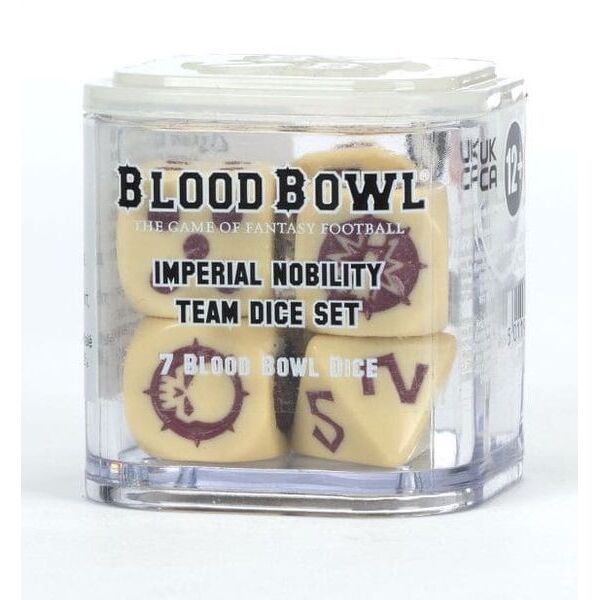 

Настольная игра Games Workshop Blood Bowl Imperial Nobility Team Dice Set (99220902002)