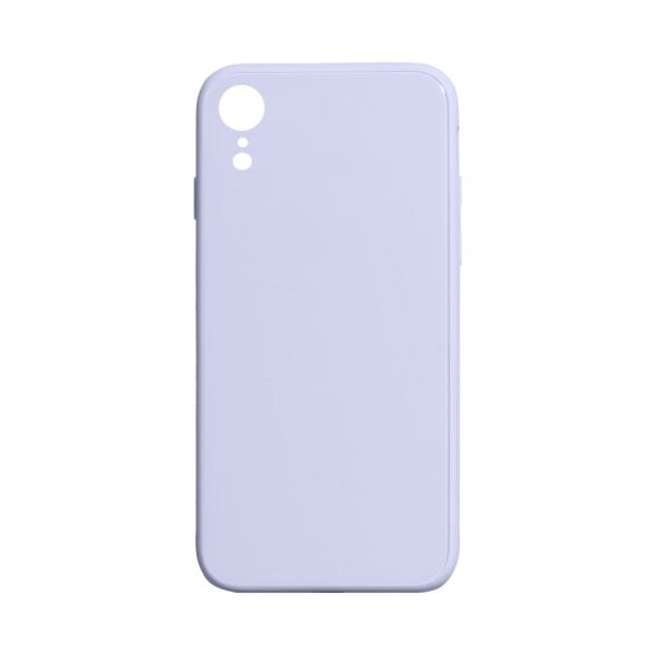 

Чехол-накладка TPU Glass Logo Full для Apple Iphone Xr Сиреневый
