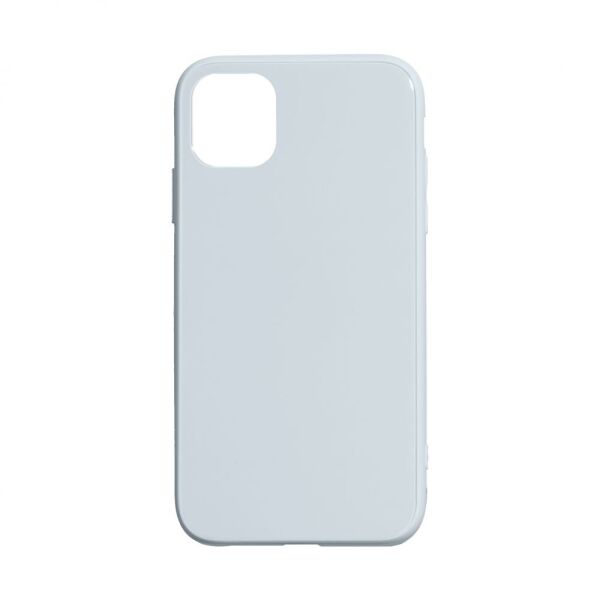 

Чехол-накладка TPU Glass Logo Full для Apple Iphone 11 Blue