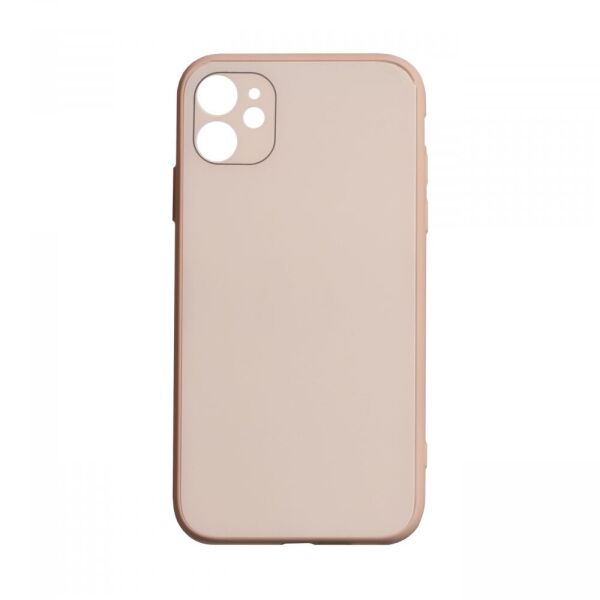 

Чехол-накладка TPU Glass Logo Full для Apple Iphone 11 Pink