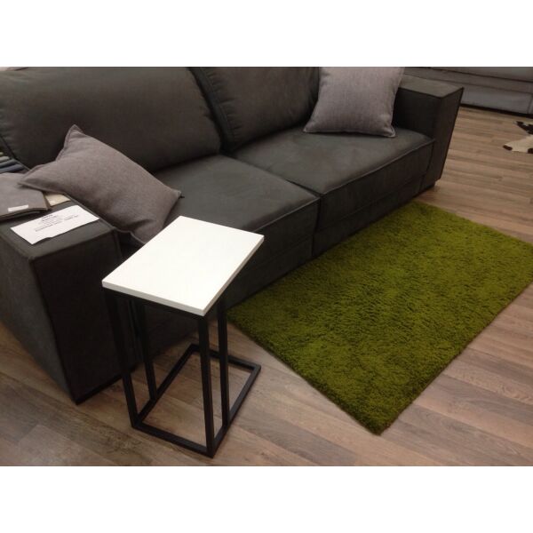 

Приставной столик VinsMeb Loft черно-белый