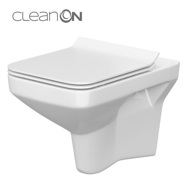 

CET 742 COMO CLEAN ON подвесной с сиденьем SLIM дюропласт лифт Cersanit (000021899)