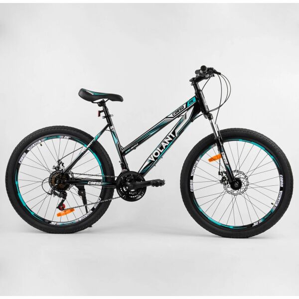 

Велосипед Спортивный CORSO «VOLANT» 26" дюймов 87173 голубой 03498