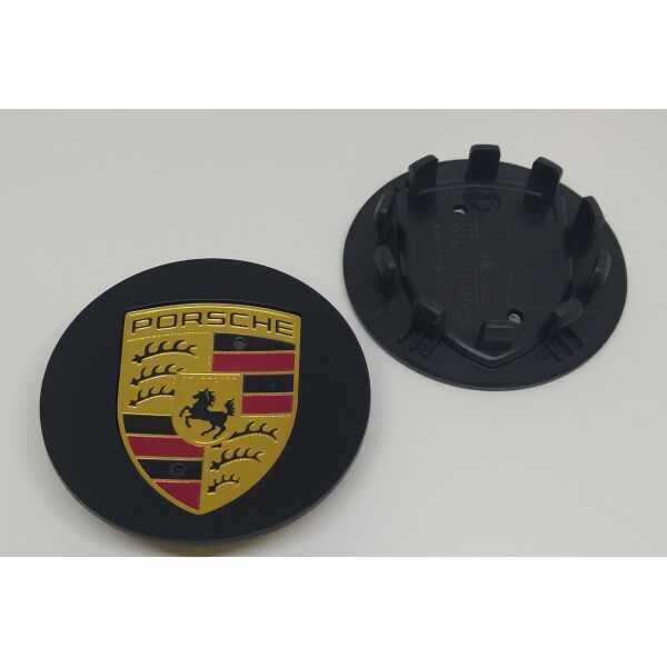 

Ковпачки на диски Porsche (76мм) black матовий 7PP601150A / 7L5601149