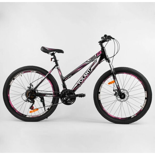 

Велосипед Спортивный CORSO «VOLANT» 26" дюймов 62616 розовый 03496