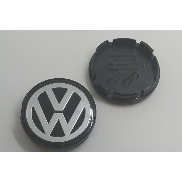 

Ковпачки Volkswagen заглушки на литі диски Фольксваген (55мм) 6 NO 601 171 VW