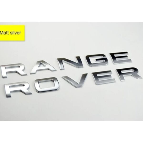 

Напис Range Rover Букви Рендж Ровер матовий