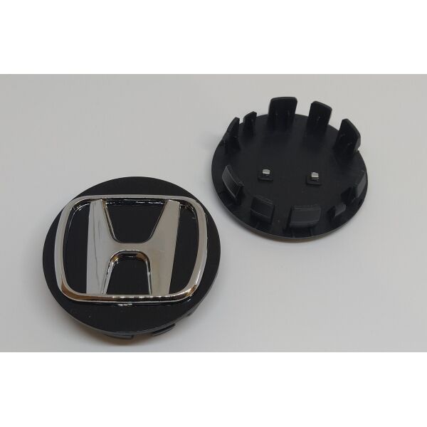 

Ковпачки заглушки Honda на литі диски 62/56/11 Чорний глянець
