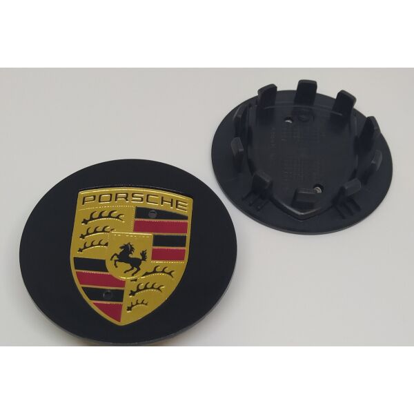 

Ковпачки на диски Porsche (76мм) black 7PP601150A / 7L5601149