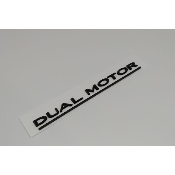 

DUAL MOTOR Напис Tesla букви Тесла
