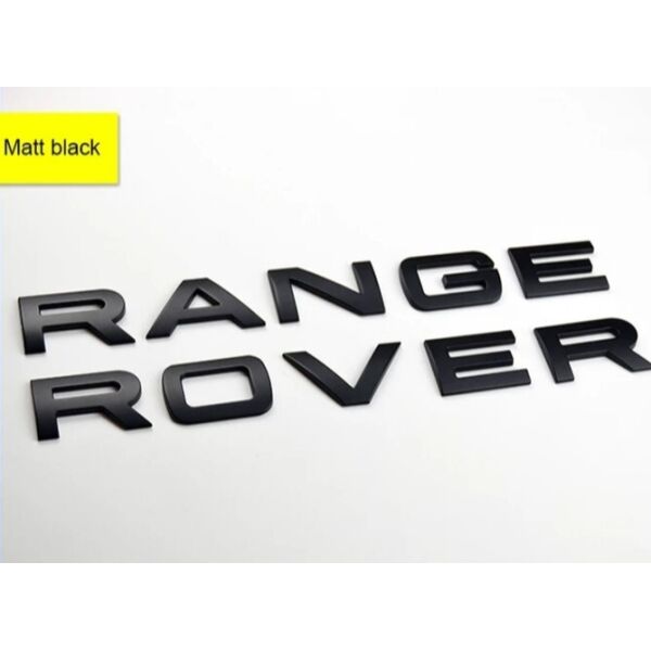 

Напис Range Rover Букви Рендж Ровер матовий Чорний